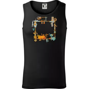 Steampunk barevná sestava - Tílko pánské Core - L ( Černá )