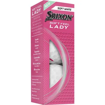 Golfový míček SRIXON Soft Feel Lady 9 dámské golfové míčky (3 ks)