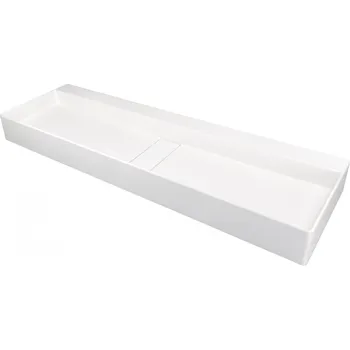 Umyvadlo Deante Umyvadlo na desku Blur 120x40 cm - CQB AU2S, granit, alabastr