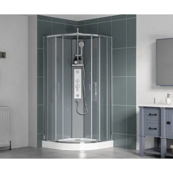 Swiss aqua technologies Sprchový box čtvrtkruh 90x90 cm SAT Project&nbsp; SATPROBOXS90CRT