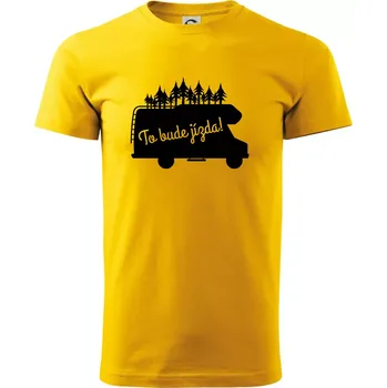 To bude jízda - alkovna - Triko extra velké (5-8XL) - 6XL ( Žlutá )