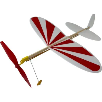 RC model letadla Igralet Komár na gumu červený