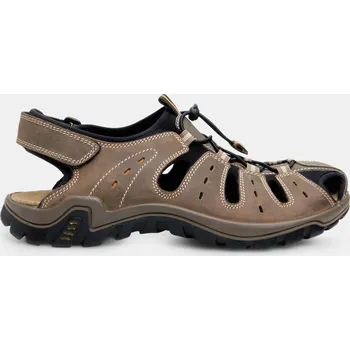 Pánské sandále Weinbrenner pánské kožené outdoor sandále hnědé, vel. 43