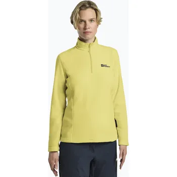 Dámská mikina Dámská trekkingová mikina Jack Wolfskin Taunus Hz lemon ice