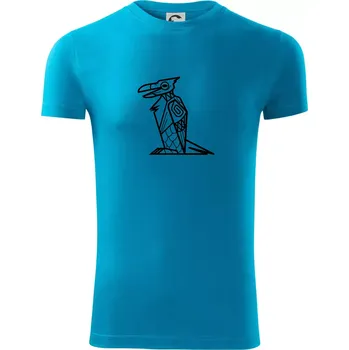 Mayové - zvířata papoušek - Viper FIT - Pánské zůžené tričko - 3XL ( Světlý tyrkys )