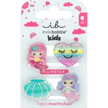 Invisibobble CLIPSTAR KIDS Mermaid Dreams - Skřipec do vlasů 4 ks