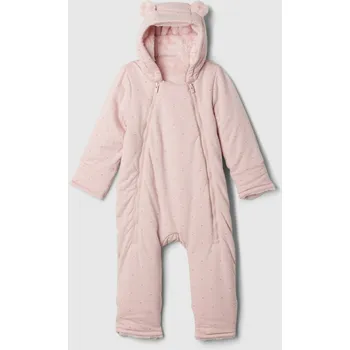 Dívčí šaty GAP Dívčí Baby sherpa overal GAP Růžová 74-80 (2545336)