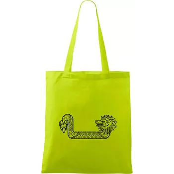 Mayové - zvířata drak - Taška bavlněná - 42 x 38 cm ( Limetková )