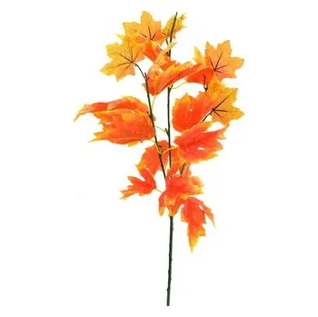 umělá květina Podzimní větev z javorových listů 60 cm