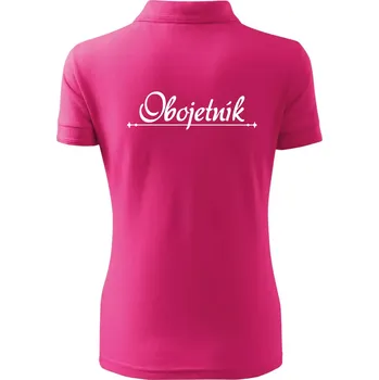 Staročeština - Obojetník - člověk dvou jazyků - Polokošile dámská Pique Polo - 3XL ( Purpurová )