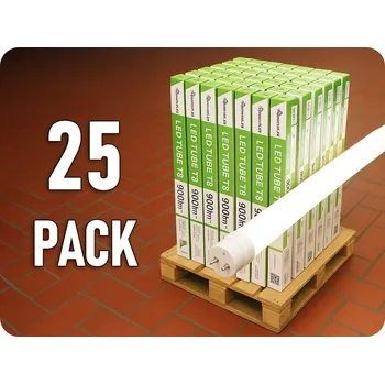 LED trubice LED trubice 60CM, T8, 8,5W, 900lm, G13, sklo, 4000K (LED startér není v balení) [WOJ+22301_8.5W]/25-PACK!