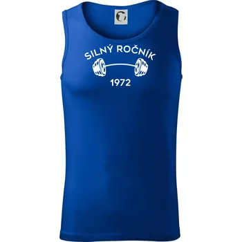 Silný ročník - Letopočet 1972 - Tílko pánské Core - S ( Královská modrá )