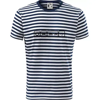 Pánské tričko Eat sleep drag repeat - Triko na vodu - S ( Prouhovaná )