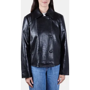 Dámská bunda Baťa lehká dámská bunda z ekologické kůže černé, vel. S