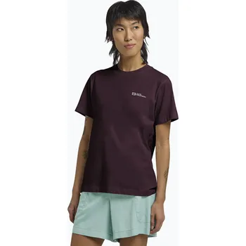 Dámské tričko Dámské tričko Jack Wolfskin Essential amaranth