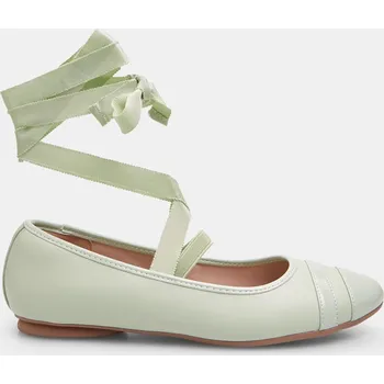 Dámské baleríny Baťa dámské baleríny se stuhou 130 zelené, vel. 40