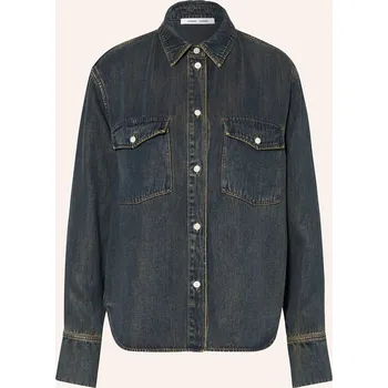 Dámská halenka Samsøe Samsøe Dámská Džínová Halenka Sabex, tmavě modrá, 40