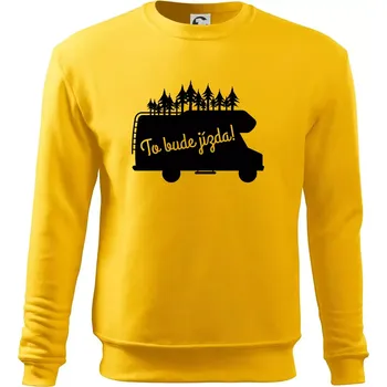 Pánská mikina To bude jízda - alkovna - Mikina Essential pánská - M ( Žlutá )