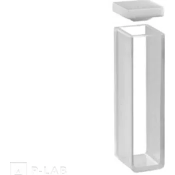 Kyveta spektrofotometrická s PTFE víčkem (Materiál: Sklo I, Typ: 9B, Opt. délka (mm): 20, Objem (ml): 2,80)