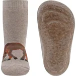 Ewers Stoppersocken SoftStep Pferd dkl beige mel 19-20