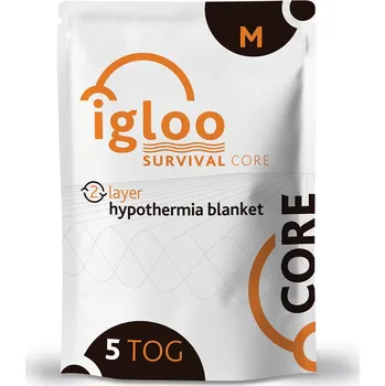 Tepelná izolace Igloo Core hypotermická deka Velikost: M - Emergency Orange