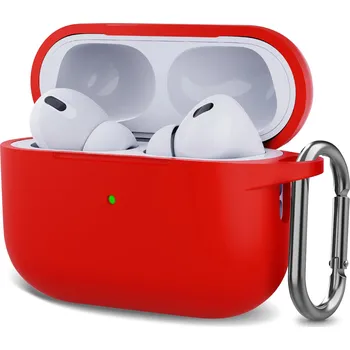 Příslušenství pro sluchátka Enem Jednobarevný obal na Airpods PRO 2 - Red IRAIRP2-04
