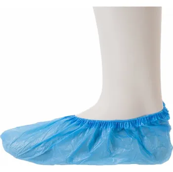 Návleky na obuv CPE ECO, modrá, 100 ks