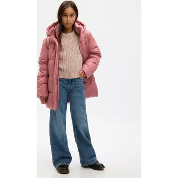 Dívčí bunda GAP Dívčí Dětská prošívaná bunda s kapucí GAP Růžová 140/146 (2447869)