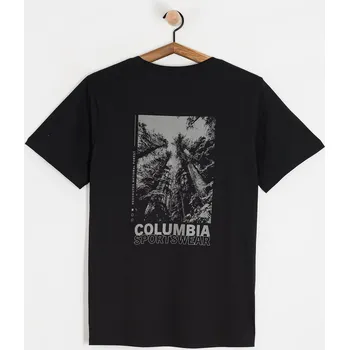 Pánské tričko Columbia Rapid Ridge (black/amazing heights) L, černá