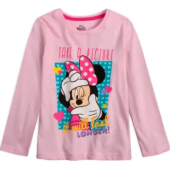 Dívčí tričko DISNEY MINNIE PICTURE růžové Velikost: 122