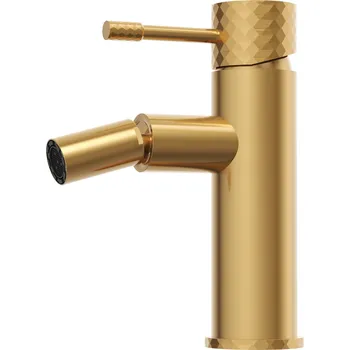 Vodovodní baterie Gamma Roy, bidetová baterie h-180, zlatá matná, GMA-BRYPB-BGD