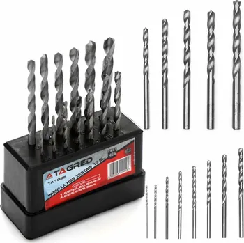 Vrtačka Sada vrtáků do kovu HSS, vrtáky 1,5-6,5 mm 13 ks TA1025
