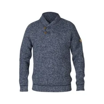 Pánský svetr Fjällräven Lada Sweater Men Dark Navy modrá M