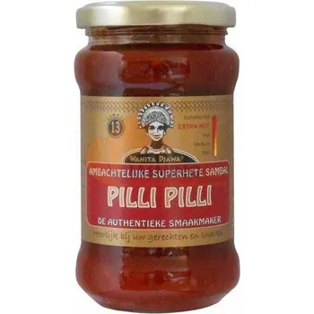 Omáčka WANITA-DJAWA Sambal Pilli Pilli extra hot 290ml