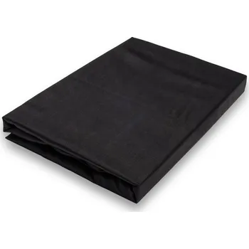 Prostěradlo Brotex Napínací saténové prostěradlo černé Rozměr: 160x200