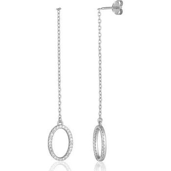 Náušnice Náušnice JVD stříbrné (164)