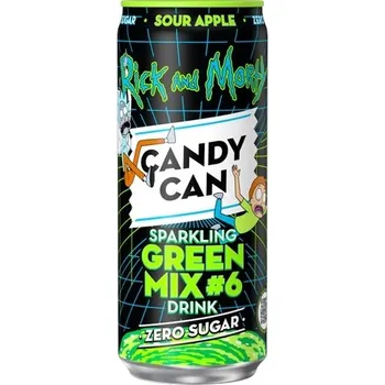 Limonáda Candy Can Rick & Morty Green Mix #6 330ml