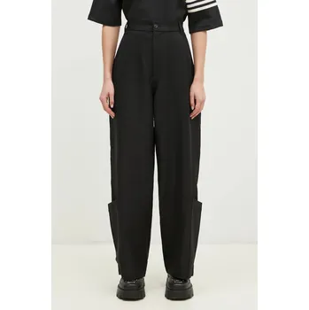 Dámské kalhoty Kalhoty Y-3 Sport Uniform Wide Leg Pants, S, černá, 99X