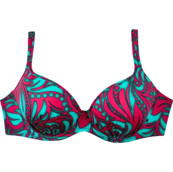 Dámské plavky Triola Aura 89257 fuchsiové/tyrkysové 85D