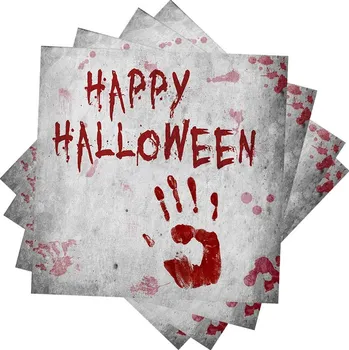 Balónek Papírpvé ubrousky Halloween 20 ks