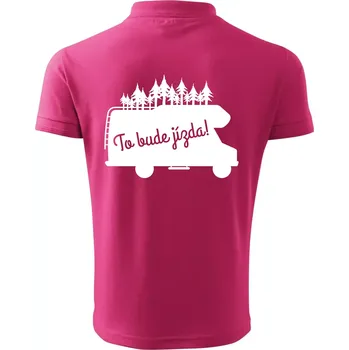 Pánská košile To bude jízda - alkovna - Polokošile pánská Pique Polo 203 - 4XL ( Purpurová )
