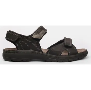 Pánské sandále Weinbrenner pánské kožené outdoor sandály černé, vel. 45