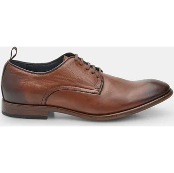 Pánské polobotky Baťa pánské kožené derby polobotky pískové, vel. 41