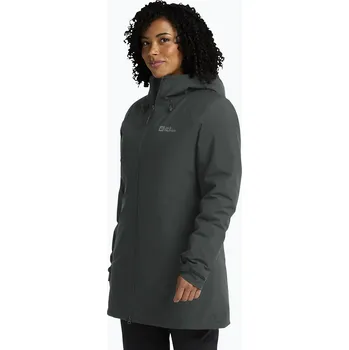 Dámská větrovka Dámská nepromokavá bunda Jack Wolfskin Heidelstein Ins slate green