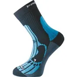 Progress MERINO turistické ponožky černá/modrá/šedá Velikost: 35-38