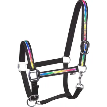 Fair Play Ohlávka, NEON Barva: Černá, Velikost: Cob