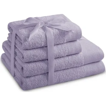 Ručník Froté bavlněné ručníky a osušky v sadě 4 ks v levandulové barvě Amari – Restilo ID_1797908