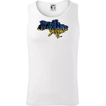 Ukrajina - jména měst - Evropa - Tílko pánské Core - XL ( Bílá )