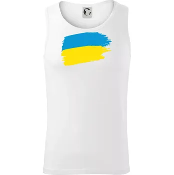 Ukrajinské tričko - Tílko pánské Core - S ( Bílá )