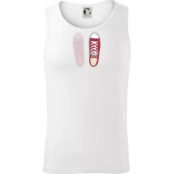 Párové boty - červené - Tílko pánské Core - XL ( Bílá )